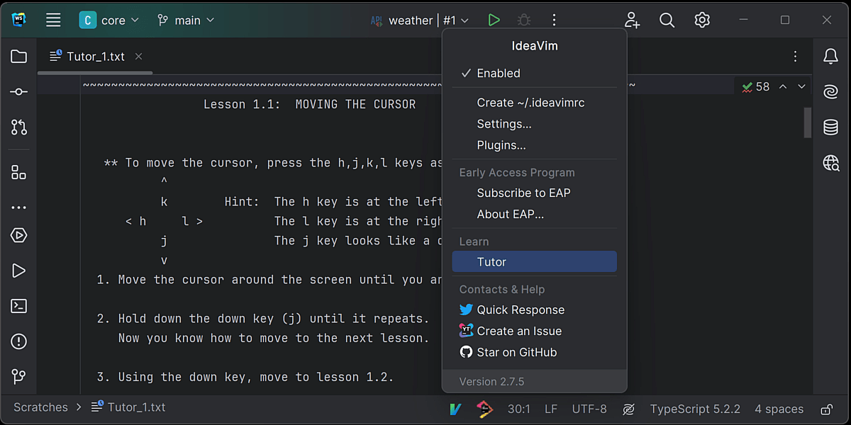 Integración con Vim