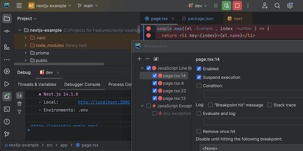 Depuração de JavaScript