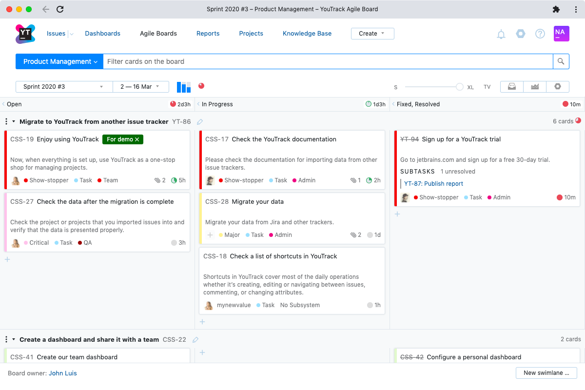 youtrack project management