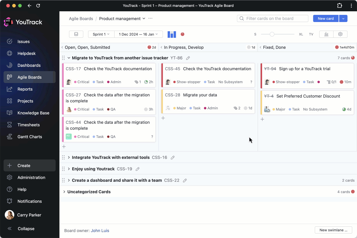 youtrack agile board tutorial