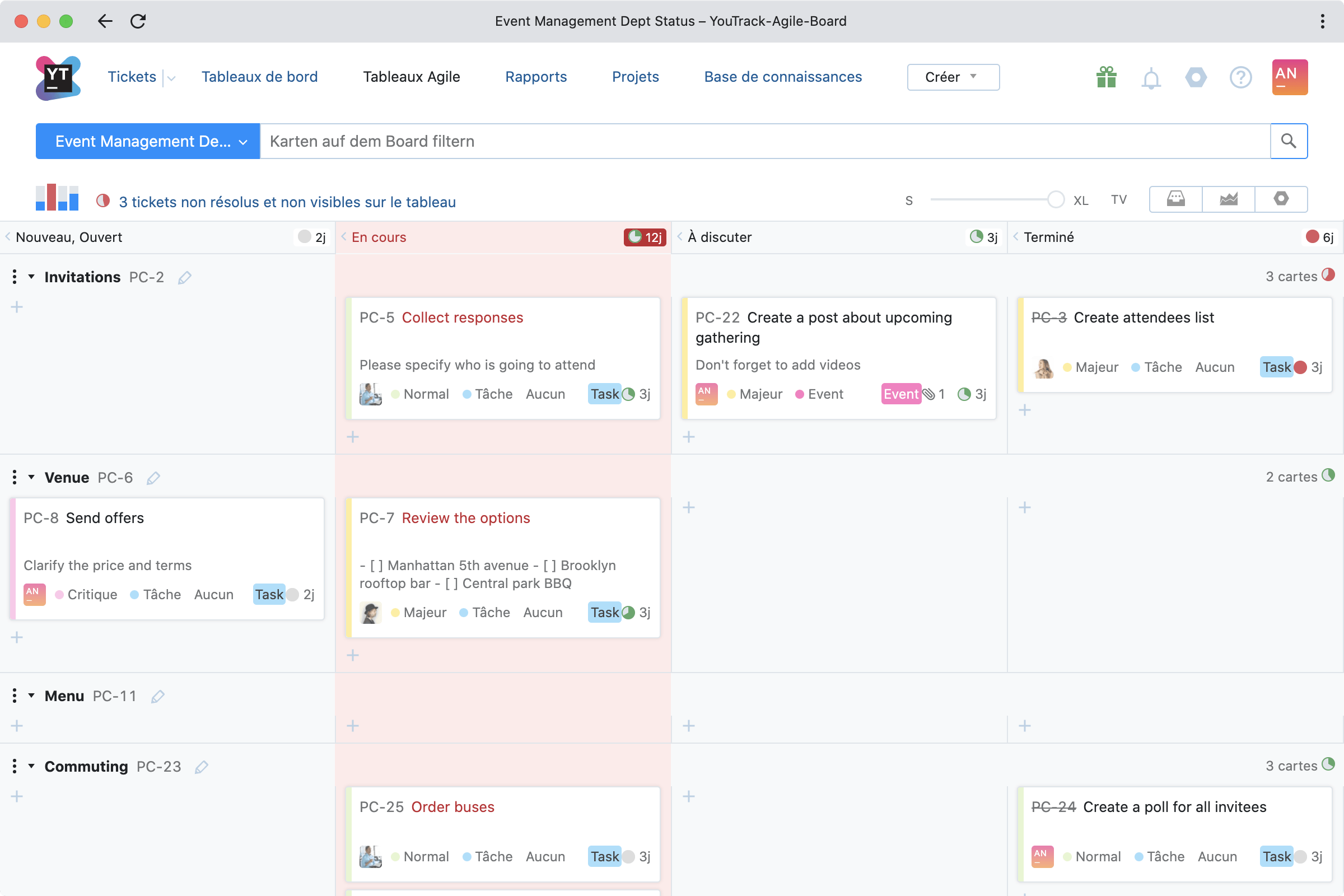 Tableau Kanban